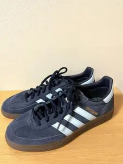 adidas MUNCHEN ネイビー×レッド スエード スニーカー - メルカリ