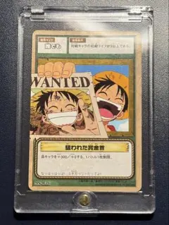 極美品】旧ワンピースカード ルフィ 狙われた賞金首 MS-W26 - メルカリ