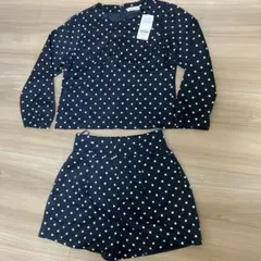 earth music&ecology ドット柄セットアップ