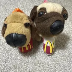 平成レトロ　THE DOGぬいぐるみ 2003年　マクドナルド 2体セット