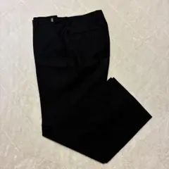 ブラック スラックス 後ろポケット付き