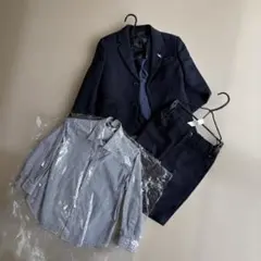 【極美品！クリーニング済】ネイビー キッズフォーマル　110 5点セット