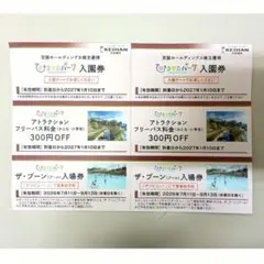 ひらかたパーク　入園券 プール入場券 フリーパス割引券　ひらパーのサムネイル