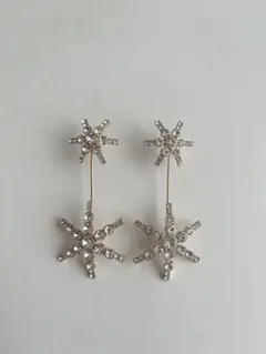 星型デザイン ピアス&ヘアピン6本セット