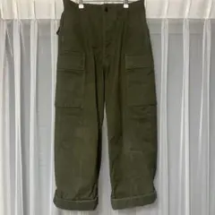 【1959年製】オランダ軍 実物 フィンテージ フィールドパンツ 86x90極太