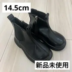 ショートブーツ　新品未使用　女の子　14.5cm ベビー　キッズ　ブラック