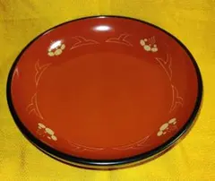 漆器 菓子器 秀衡塗　花模様