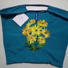 Ball & Chain 花柄刺繍 エコバッグ