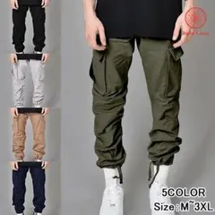 夏新作 メンズカーゴパンツ ミリタリーパンツ ペインターパンツ コットン メンズ