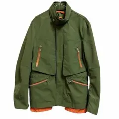 伊製 オリーブグリーン マウンテンパーカー50サイズ ミリタリーLサイズ