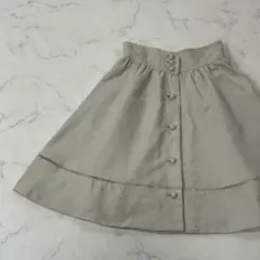 美品 WILLSELECTION 日本製 切替 フレア ひざ丈 スカート Mのサムネイル