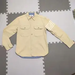 TOMMY❤ 長袖シャツ ベージュ L