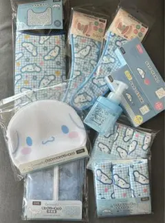 【新品】10点 シナモロール セット マット ジッパーバッグ ランドリーネット