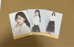 金川紗耶 乃木坂46 生写真 ビッグボウタイブラウス 3種　コンプ