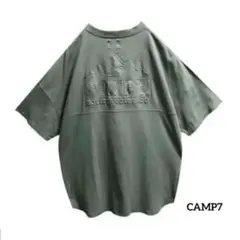 CAMP7キャンプセブンTシャツ背面バック3D立体ロゴゆったりサイズ人気古着のサムネイル