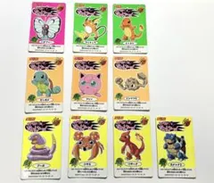 ニッスイ ポケモン バトルシール レア ミュウ カメックス フシギバナ 
