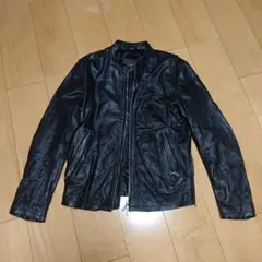 00s archive Y2K本革 レザージャケット 黒系 短丈 モード - メルカリ