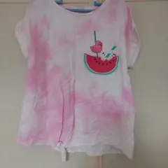 ZARA　フラミンゴとスイカのTシャツ