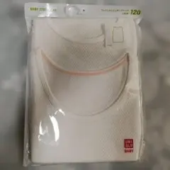 ユニクロ　UNIQLO コットン　メッシュ　タンクトップ 120 2枚組