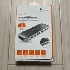 j5 create USB-C 8-in-1ハブ JCD382
