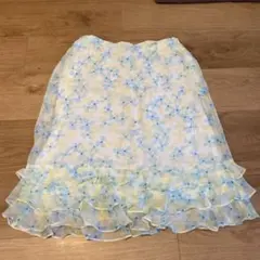 エムズグレイシー　40 花柄フリルスカート