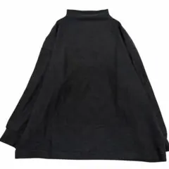 新品！ ユニクロ ソフトニットフリース モックネックT 黒 ３XL