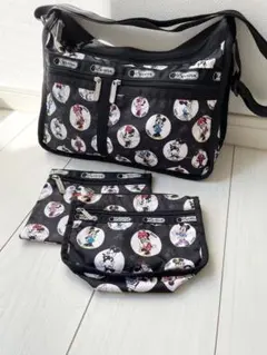 レスポートサック ミニー ミッキーマウス ディズニー コラボ ショルダーバッグ