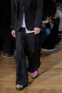 コムデギャルソンオムプリュス17AWホイップスカルロングジャケット　ブラックXS コムデギャルソンオムプリュス17AWホイップスカルロング