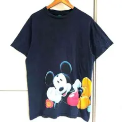 Disney ディズニー Tシャツ 90s古着 ミッキーマウス ビッグプリント