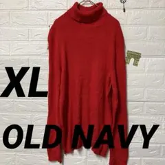 OLD NAVY リブ編みタートルネックセーター 【XL】