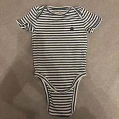 baby GAP ストライプロンパース 12-18ヶ月
