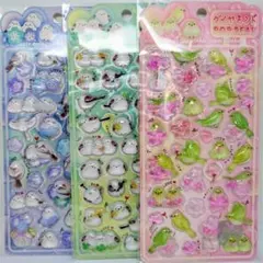 【新品・未使用品】春のダイヤモンドポップ うるちゅるシール/3枚セット