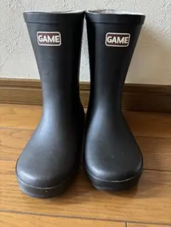 GAME✳︎子供長靴✳︎レインブーツ19cm✳︎ブラック