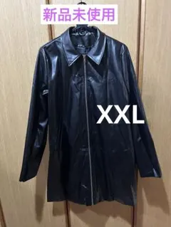 レディース ジップアップ ジャケット ブラック色 新品未使用XXL