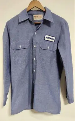 Dickies ディッキーズ USA製 ワークシャツ シャンブレーのサムネイル