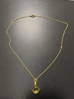 砂金入りトップネックレス