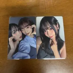 ME:I ミーアイ 笠原桃奈 石井蘭 トレカ2枚セット