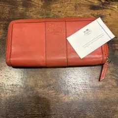 coach オレンジ長財布
