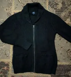 S*n様 Gap ブラック ジップアップ カーディガン フルジップ　セーター S