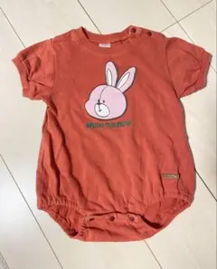 futafuta 半袖ロンパース 80 うさぎ