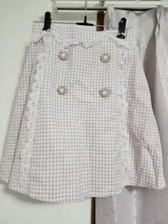 evelyn ギンガムチェックスカート