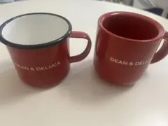 DEAN & DELUCA マグカップ　レッド