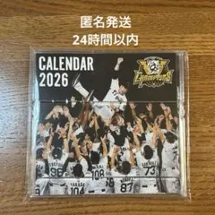 【匿名発送24時間以内】阪神タイガース　卓上カレンダー 2026