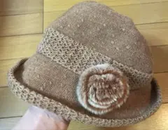 バケットハット　ブラウン57cm
