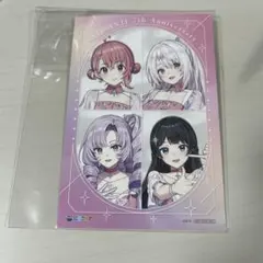 7周年にじさんじ　アニメイト特典　笹木咲　椎名唯華　壱百満天原サロメ　月ノ美兎