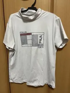 FILA 半袖 ハイネックシャツ ホワイト　LLくらい