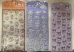 フィギュア２個。ぷくっとシールシナモロール・クロミ・サンリオ