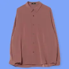 【HARE】トロミシャツ ブラウン Mサイズ（HA020189AD）