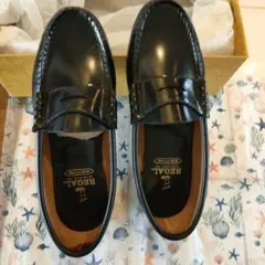 【極美品】REGAL リーガル コインローファー FH14 23.5cm 3E