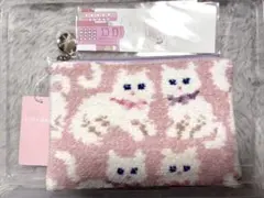 フェイラー モフモフネコちゃん　ティッシュポーチ　新品未使用